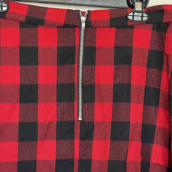 Divided by H&M Womens Skirt Size 8 Plaid Mini Preppy School Punk Edgy Punkcore - Picture 5 of 12